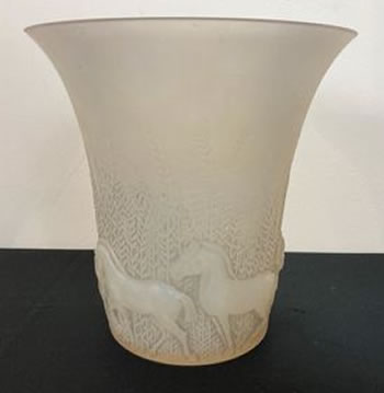 R. Lalique Chevaux Vase