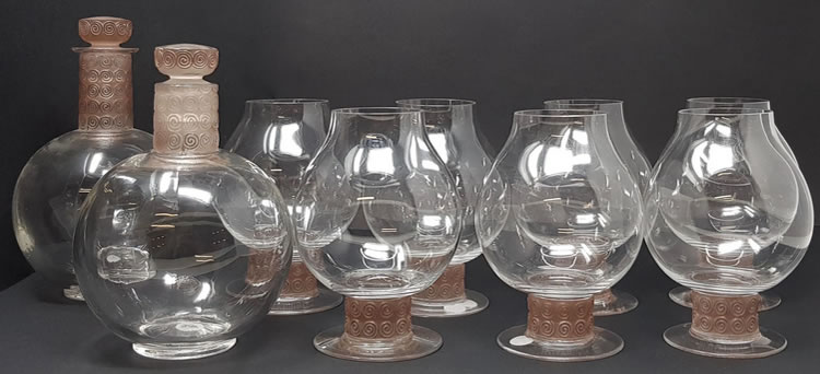 R. Lalique Chinon Tableware