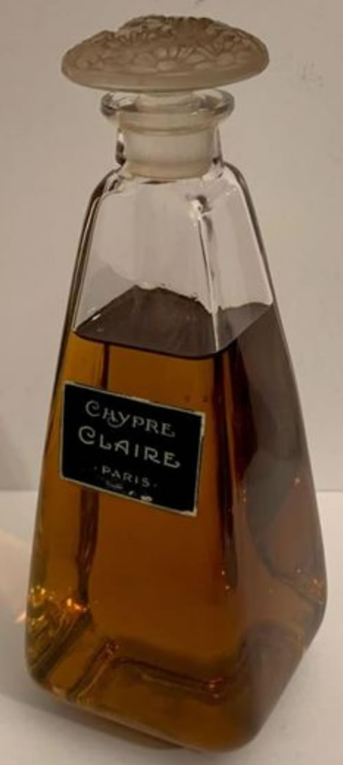 R. Lalique Chypre Claire Perfume Bottle