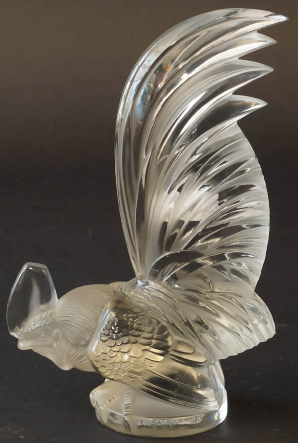 R. Lalique Cockerel Car Mascot