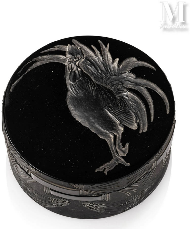 R. Lalique Coq Box