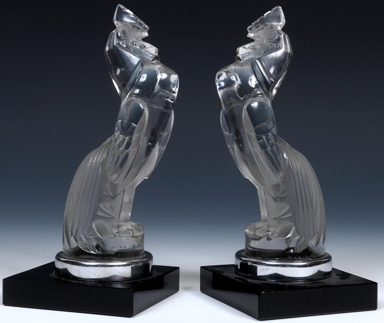 R. Lalique Coq Houdan Serre-Livres