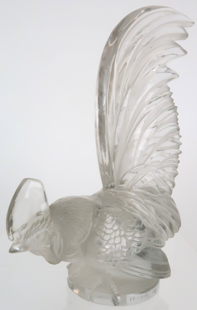 R. Lalique Coq Nain Car Mascot