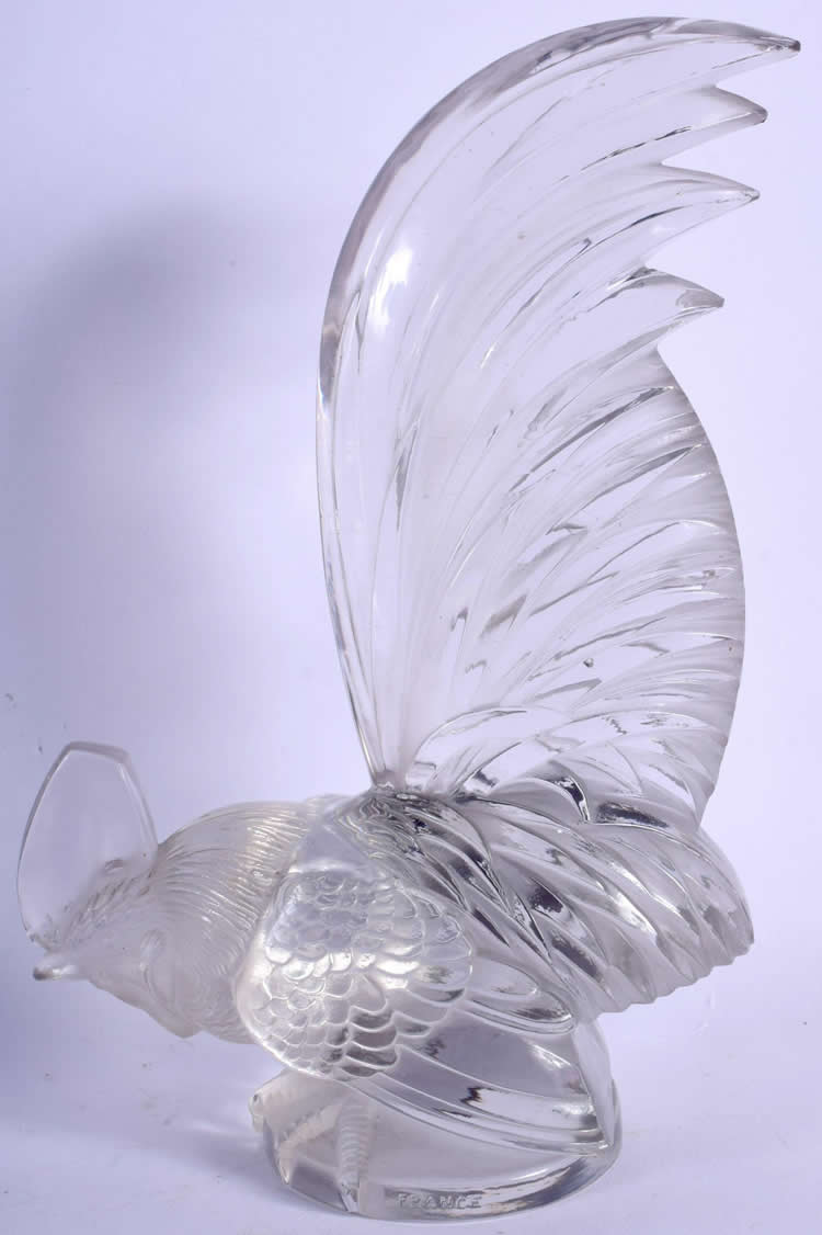 R. Lalique Coq Nain Car Mascot