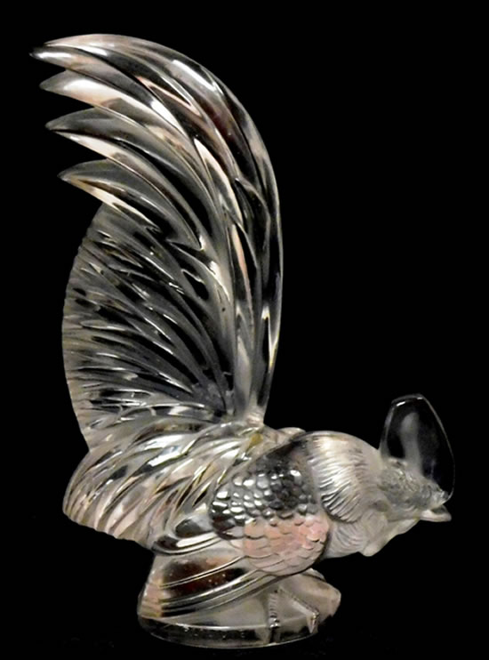 R. Lalique Coq Nain Hood Ornament
