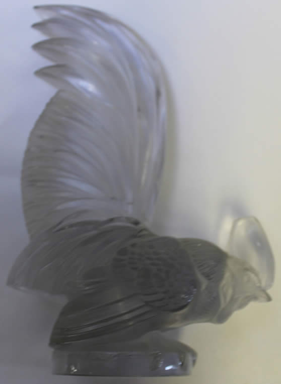 R. Lalique Coq Nain Mascot