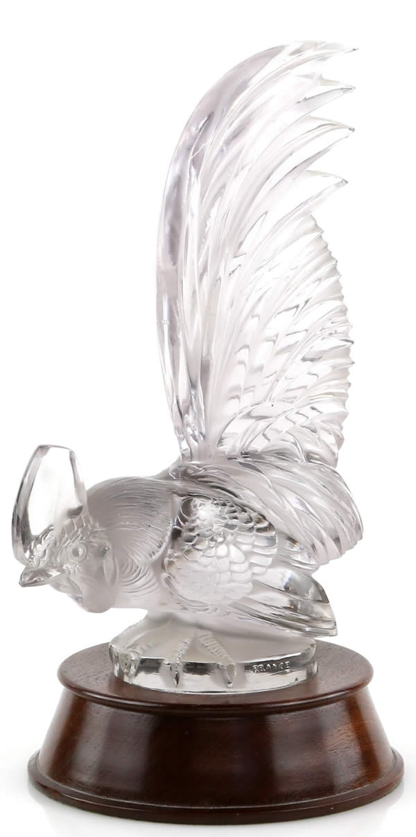 R. Lalique Coq Nain Mascotte