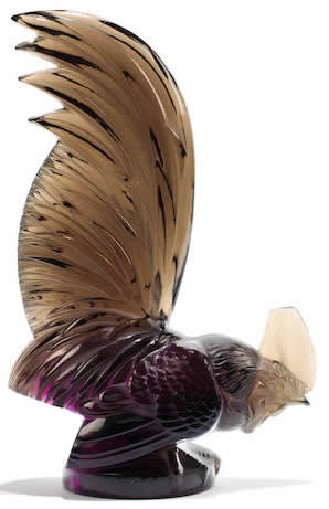 R. Lalique Coq Nain Mascotte