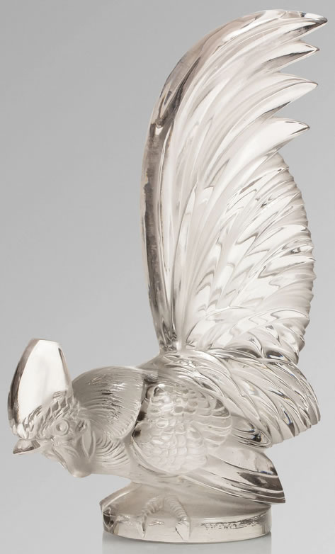 R. Lalique Coq Nain Mascotte