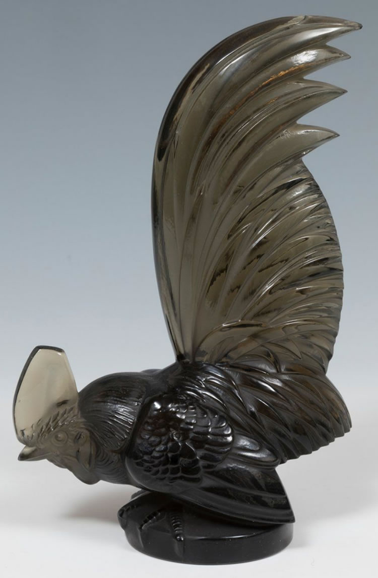 R. Lalique Coq Nain Mascotte