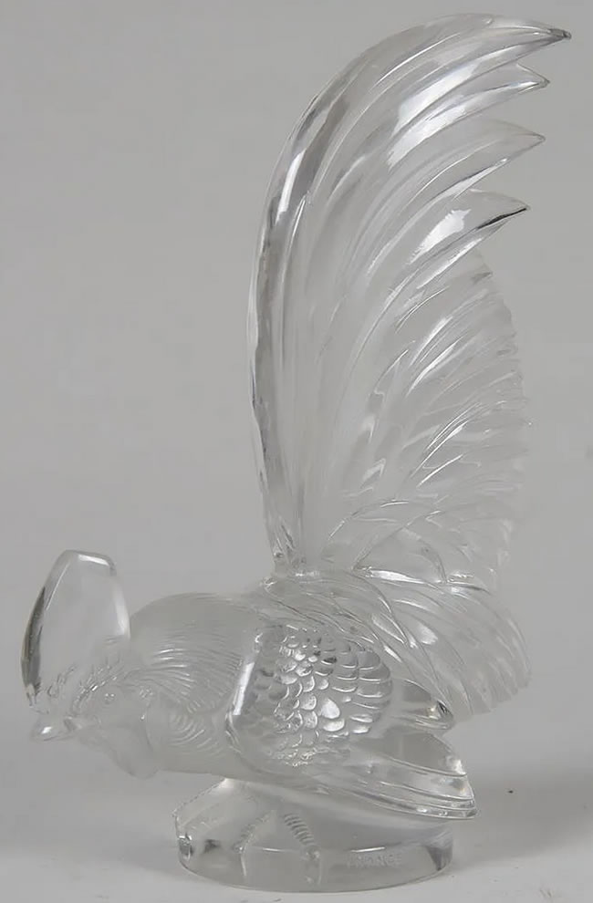 R. Lalique Coq Nain Mascotte