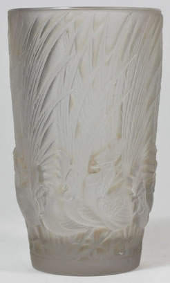 R. Lalique Coqs Et Plumes Vase