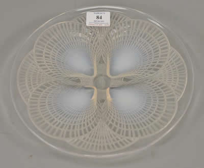 R. Lalique Coquilles Plate