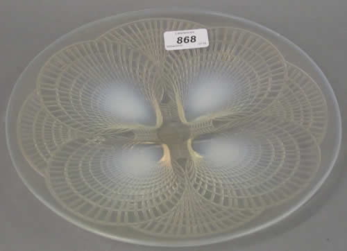 R. Lalique Coquilles Plate