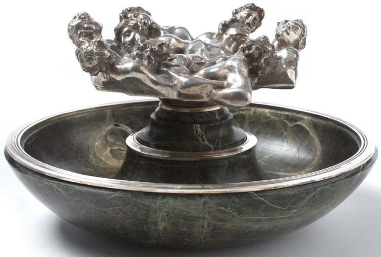 Rene Lalique Corps Entrelaces Surtout De Table
