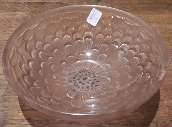 R. Lalique Dahlia Bowl