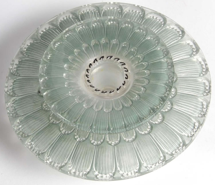 R. Lalique Dahlia Candleholder
