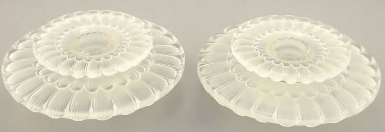 R. Lalique Dahlia Candleholder