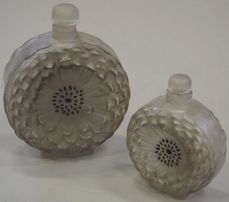 Rene Lalique Dahlia Perfume Bottle 