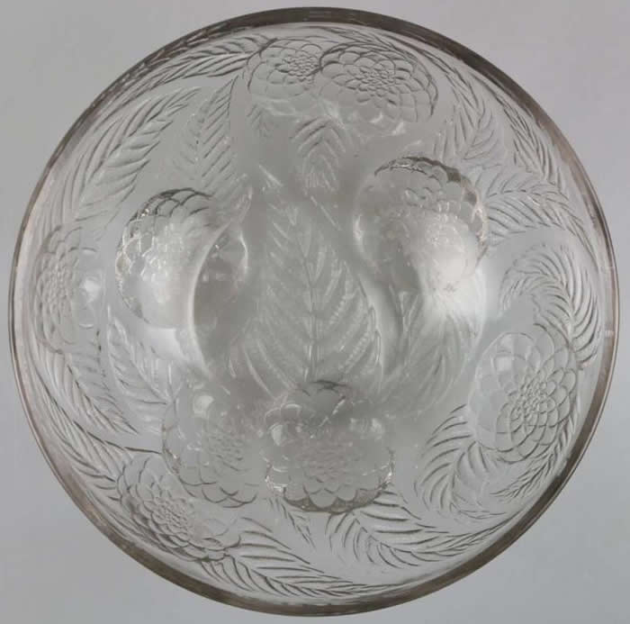 R. Lalique Dahlias Bowl