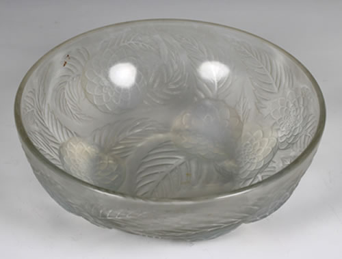R. Lalique Dahlias Bowl