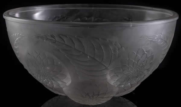 Rene Lalique Dahlias Bowl 