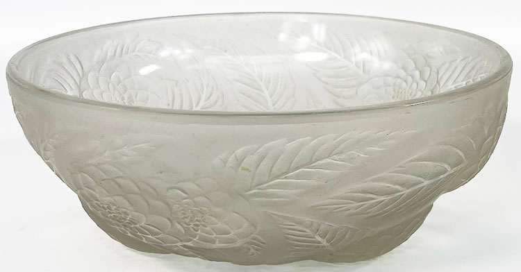 R. Lalique Dahlias Bowl