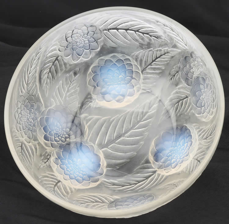 R. Lalique Dahlias Bowl