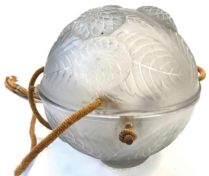 Rene Lalique Dahlias Bowl 