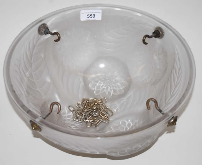 R. Lalique Dahlias Light Shade