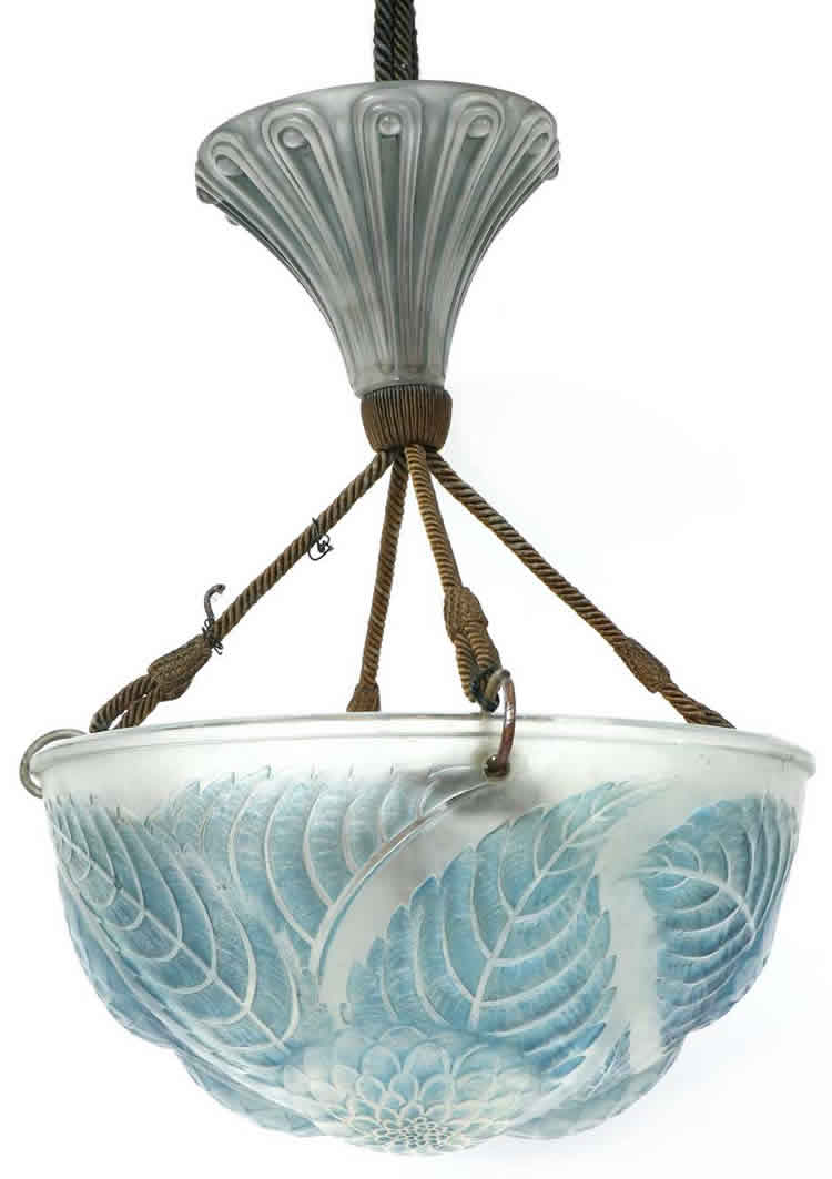R. Lalique Dahlias Plafonnier