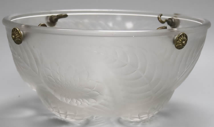 R. Lalique Dahlias Plafonnier