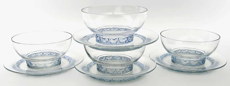 R. Lalique Dampierre Tableware