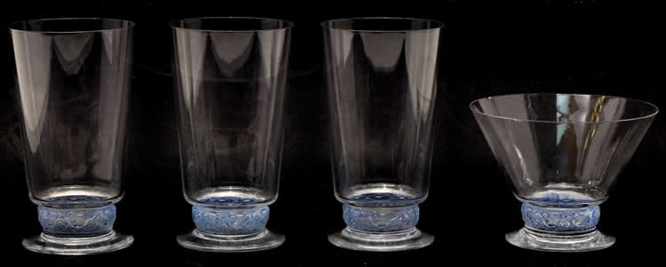 R. Lalique Dampierre Tableware