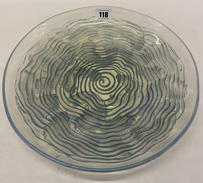 R. Lalique Dauphins Plate