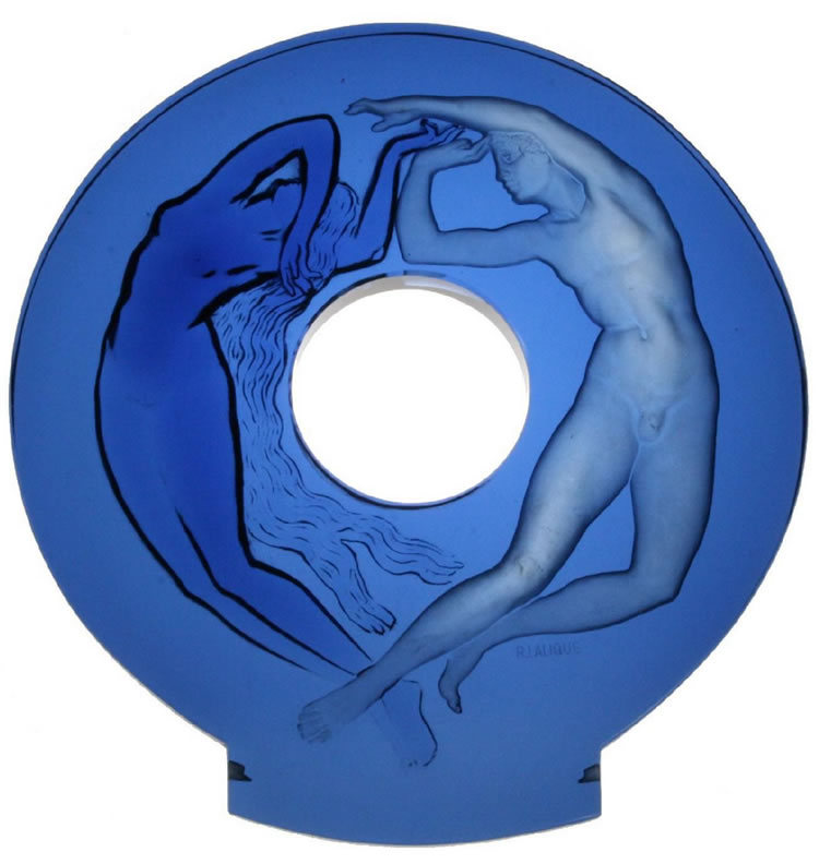 R. Lalique Day and Night Clock