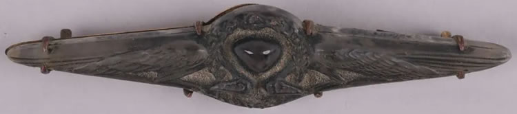 R. Lalique Deux Aigles Broche