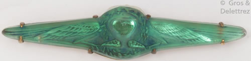 R. Lalique Deux Aigles Brooch