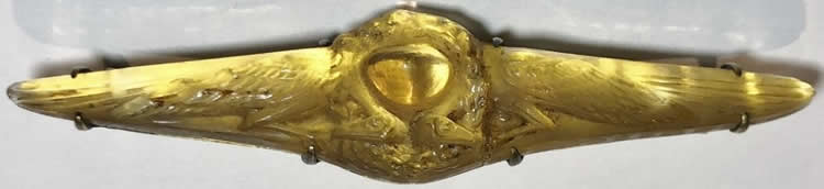 R. Lalique Deux Aigles Brooch