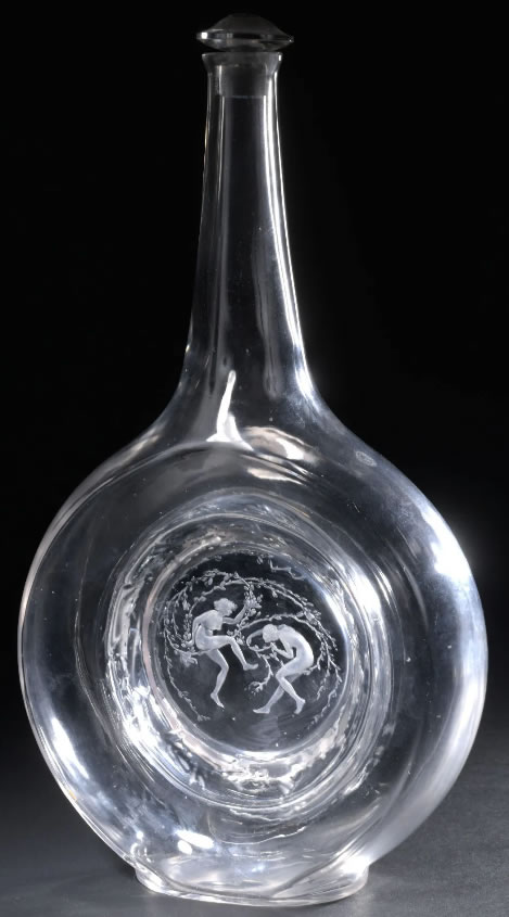 R. Lalique Deux Danseuses Decanter