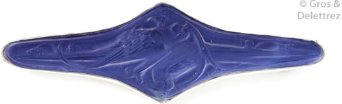 R. Lalique Deux Faisans Broche