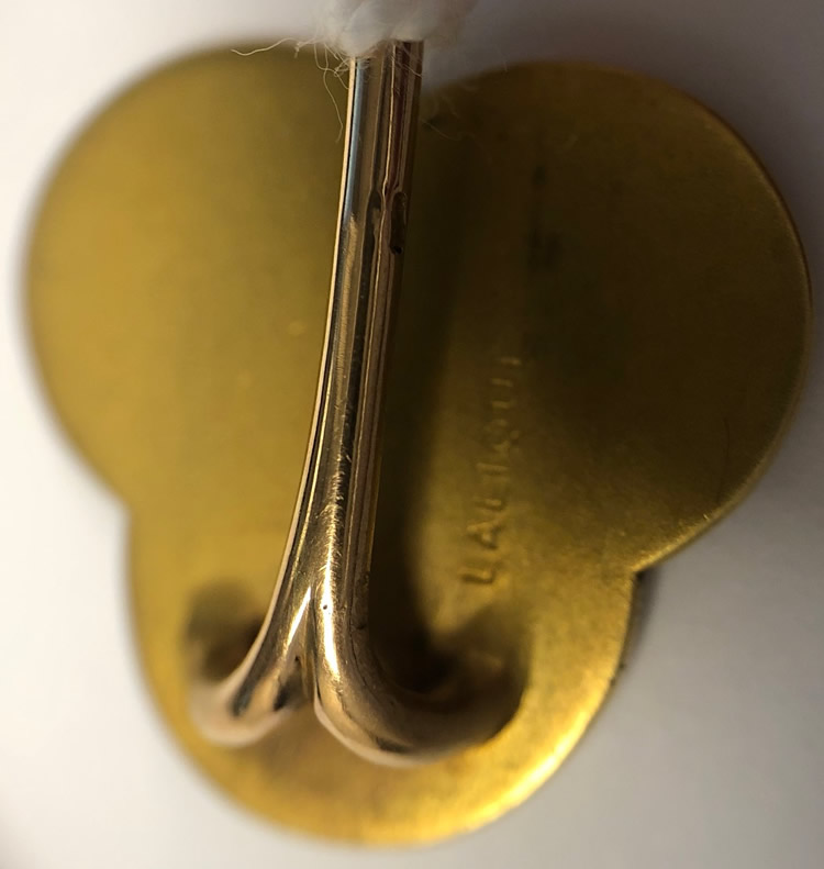 R. Lalique Deux Femmes Alliees Stickpin 2 of 2