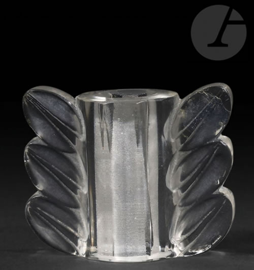 Rene Lalique Deux Feuilles Pole Cover