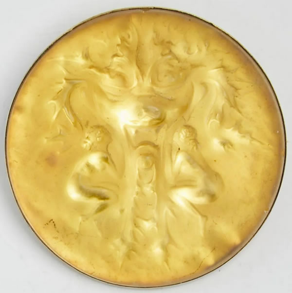 R. Lalique Deux Figurines et Masque Hatpin