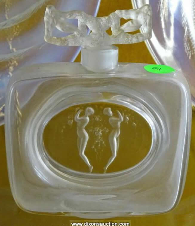 R. Lalique Deux Figurines Flacon