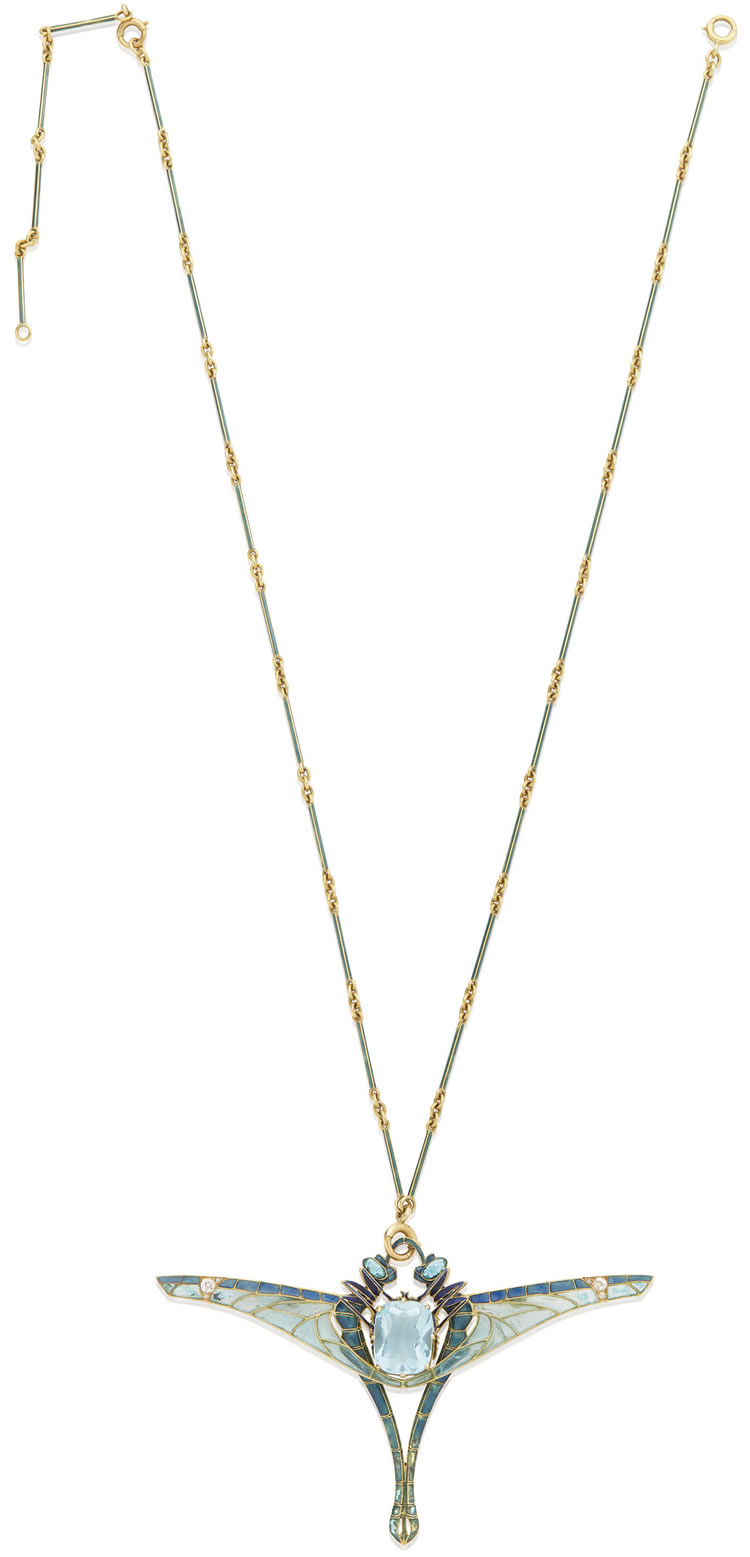 R. Lalique Deux Libellules-3 Pendant 3 of 3