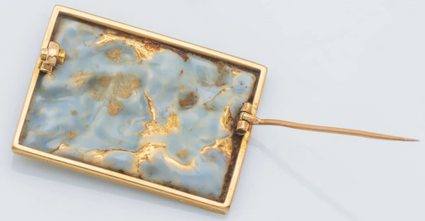 R. Lalique Deux Profils Feminins Brooch 2 of 2