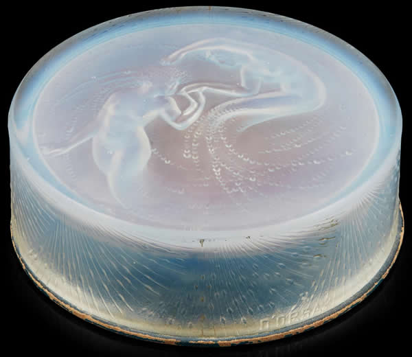 R. Lalique Deux Sirenes Powder Box
