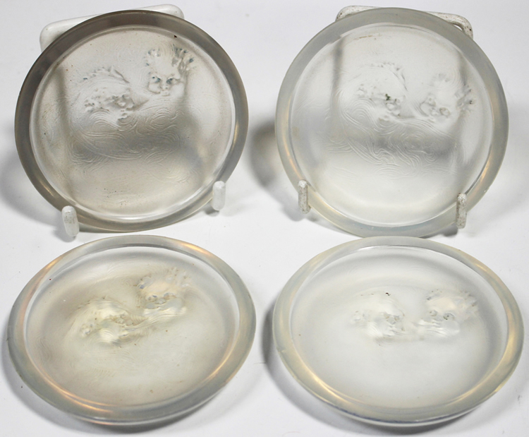 R. Lalique Deux Zephyrs Ashtray