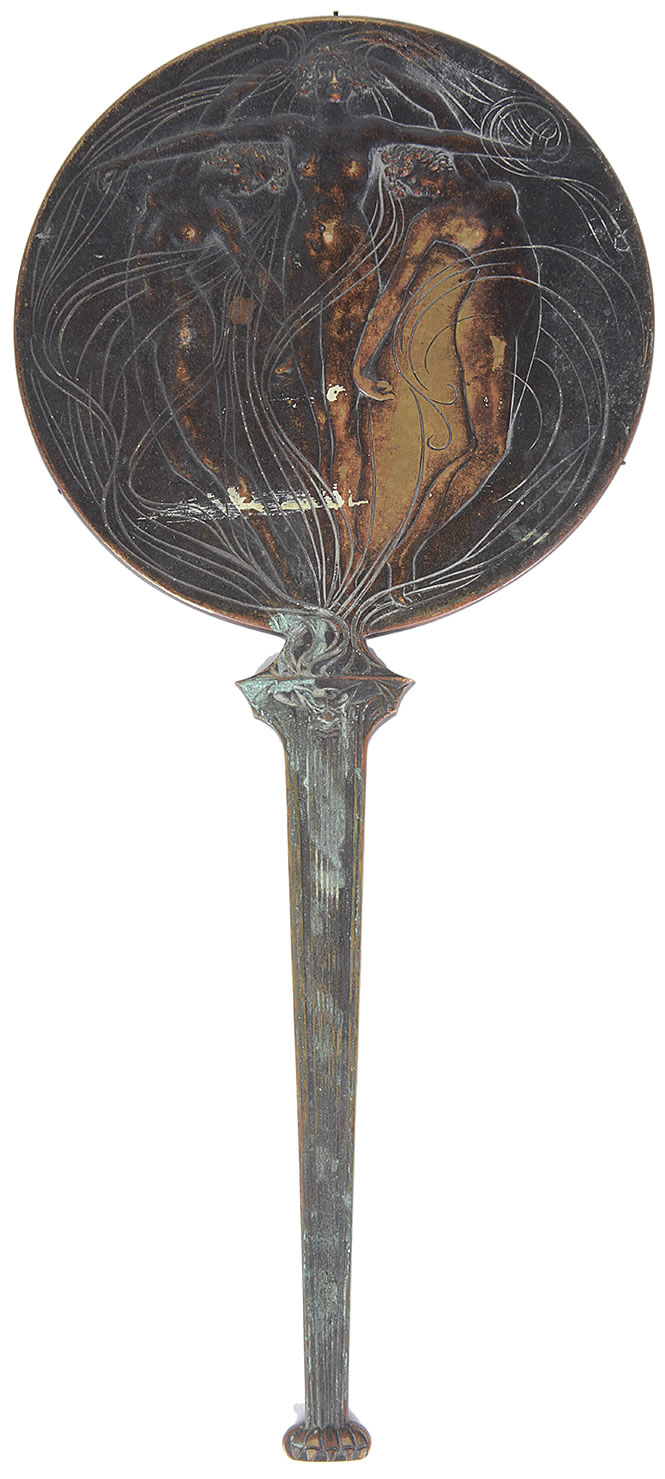 R. Lalique Devil And Three Graces Mirror